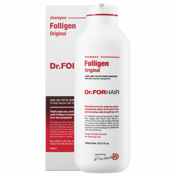 Зміцнюючий шампунь проти випадіння волосся Dr.FORHAIR Folligen Shampoo, 300 мл M00285 фото