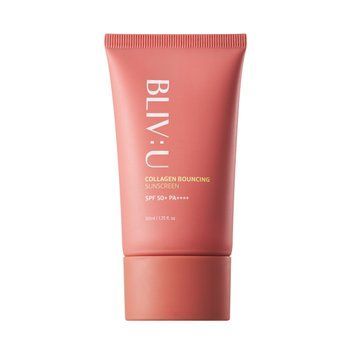 Сонцезахисний крем з колагеном BLIV:U Collagen Bouncing Sunscreen, 50 ml МО-1759 фото