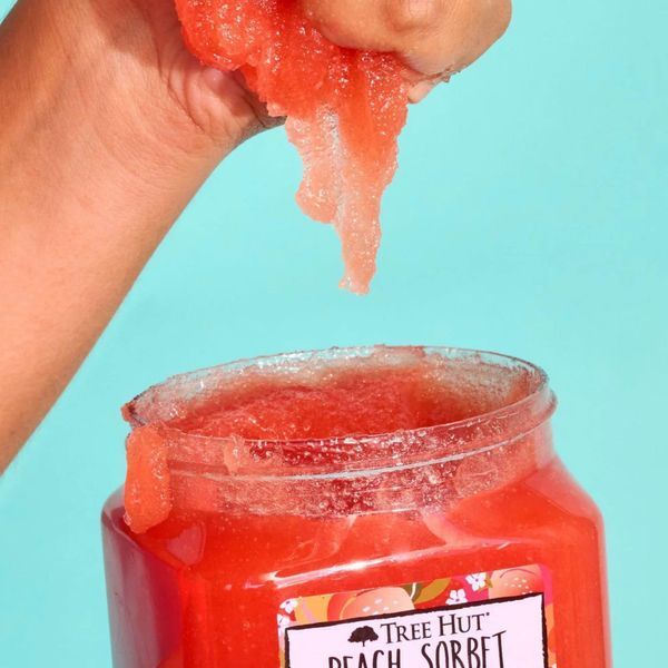 Скраб для тіла з ароматом персикового сорбету Tree Hut Peach Sorbet Sugar Scrub? 510 u M01062 фото