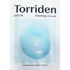 Заспокійливий крем з гіалуроновою кислотою Torriden Dive-In Soothing Cream (тестер ) M01316 фото