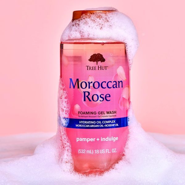 Гель для душа с роскошным ароматом марокканской розы TREE HUT MOROCCAN ROSE FOAMING GEL WASH, 532 мл M01065 фото