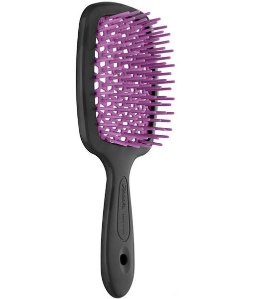 Щетка для волос Superbrush Janeke черная с фуксией  МО-1398 фото