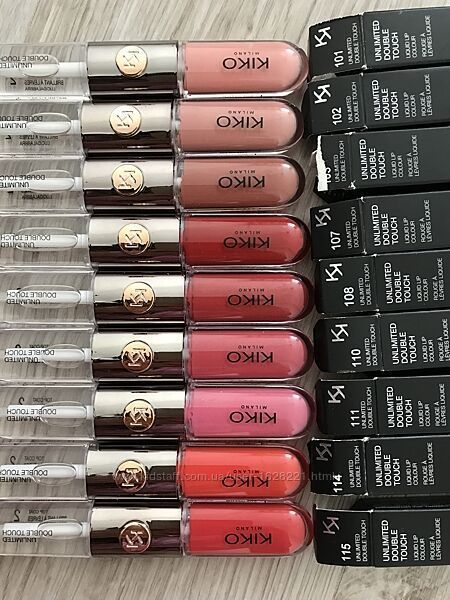 Двойная матовая помада/блеск Unlimited Double Touch Liquid Lip Colour 101 M00524 фото