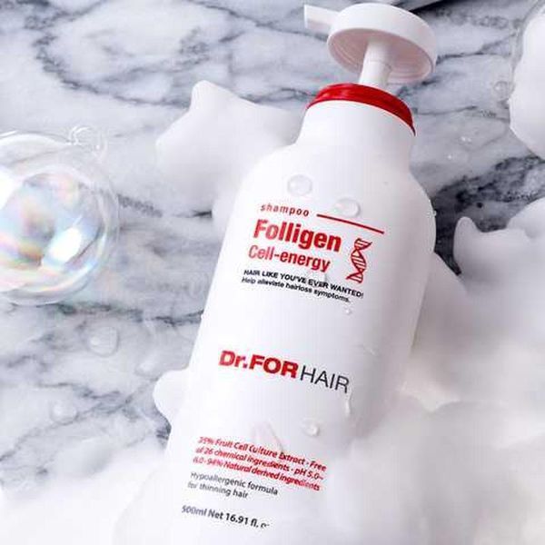 Зміцнюючий шампунь проти випадіння волосся Dr.FORHAIR Folligen Shampoo, 500 мл M00280 фото