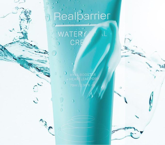 Крем зволожуючий з гіалуроновою кислотою і полінуклеотидами Real Barrier Watery Hyal Cream 70 ml МО1684 фото