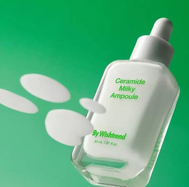 Восстанавливающая успокаивающая ампула для лица BY WISHTREND Ceramide Milky Ampoule 30 мл M00125 фото