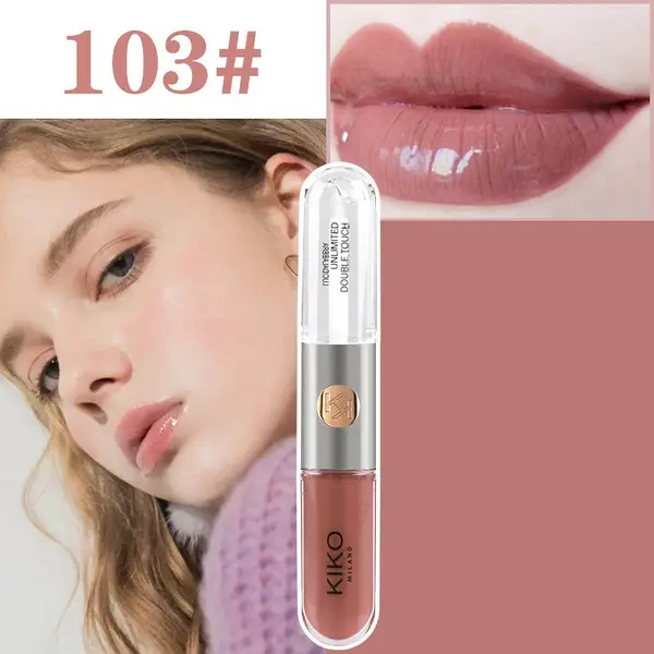 Двойная матовая помада/блеск Unlimited Double Touch Liquid Lip Colour 103 M00526 фото