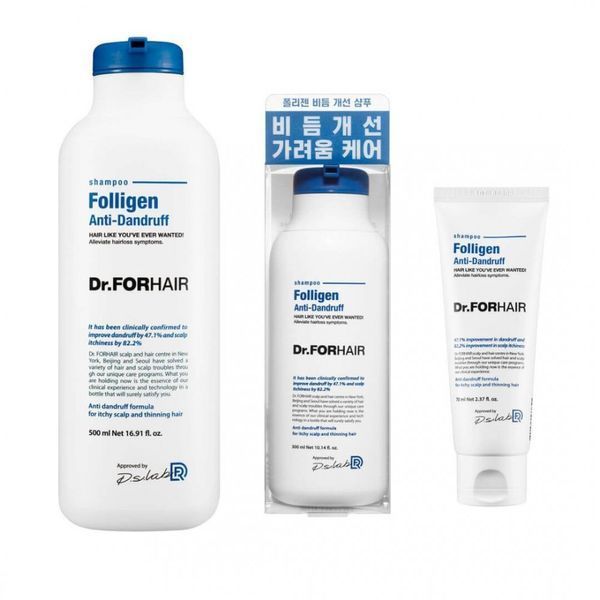 Шампунь против перхоти Dr.FORHAIR Folligen Anti-Dandruff Shampoo, 300 мл M00284 фото